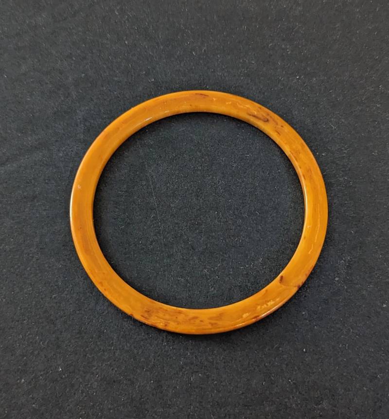 Vintage Bakelit Armband Art Deco Bangle 1930Er Jahre Butterscotch Gold von PerfectYesterdays