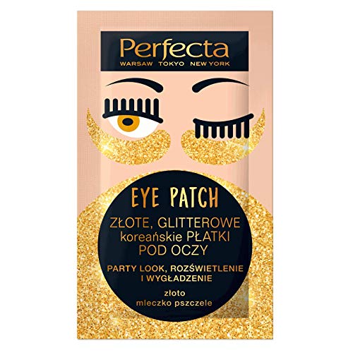 Perfecta EYE PATCH GOLD GLITTERE Koreanische FLÄCHE POD PEN von Perfecta