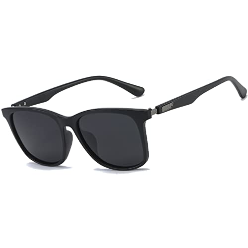 Polarisierte Sonnenbrille Herren/Damen, Vintage Elegant Brillengestell Klassisch, HD-Pilotobjektive; Outdoor-Sportarten,Golf,Fahren,Angeln,Reisebrille Mode Sonnenbrille (【WD2】Schwarzer Flügel) von Perfectmiaoxuan