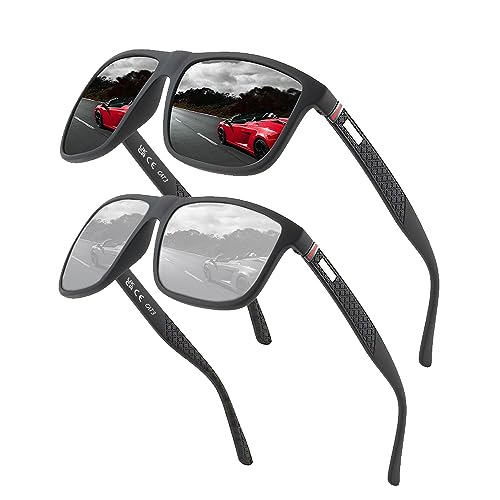 Perfectmiaoxuan Polarisierte Sonnenbrille Herren/Damen ; Vintage/Klassisch/Elegant Brillengestell; HD-Pilotobjektive; Golf/Fahren/Angeln/Reisebrille/Outdoor-Sportarten Mode Sonnenbrille von Perfectmiaoxuan