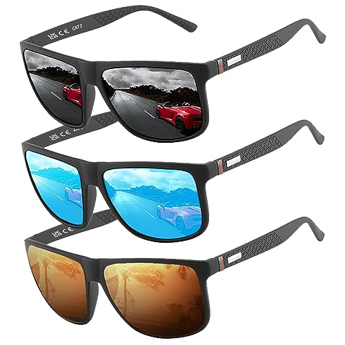 Perfectmiaoxuan Polarisierte Sonnenbrille Herren/Damen ; Vintage/Klassisch/Elegant Brillengestell; HD-Pilotobjektive; Golf/Fahren/Angeln/Reisebrille/Outdoor-Sportarten Mode Sonnenbrille von Perfectmiaoxuan