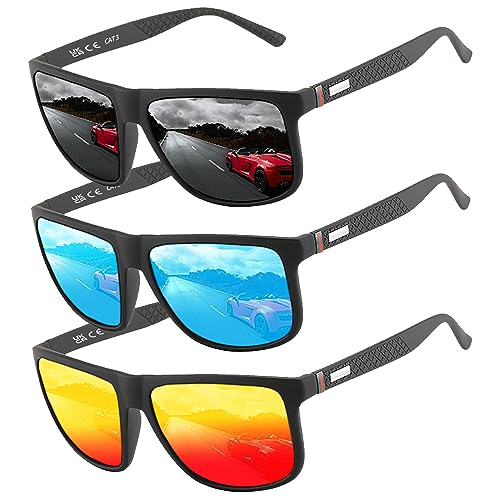 Perfectmiaoxuan Polarisierte Sonnenbrille Herren/Damen ; Vintage/Klassisch/Elegant Brillengestell; HD-Pilotobjektive; Golf/Fahren/Angeln/Reisebrille/Outdoor-Sportarten Mode Sonnenbrille von Perfectmiaoxuan