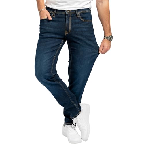 Performance Jeans für Herren Regular Fit mit Stretch (Dunkelblau 30W/32L) - Komfortable Regular Fit Stretch Jeans - Herren Jeans für Arbeit & Freizeit von Performance Pants