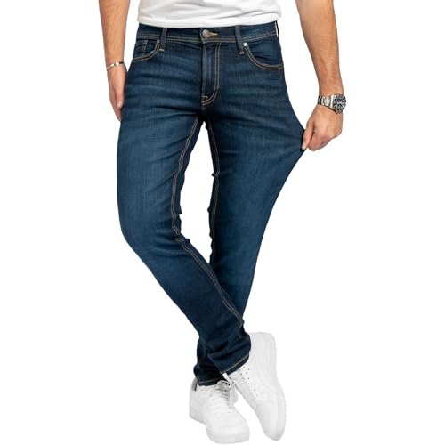 Performance Jeans für Herren Slim Fit mit Stretch (Dunkelblau 28W/30L) - Sehr Komfortable und Bequeme Slim Fit Stretch Jeans - Herrenhosen für Arbeit und Freizeit von Performance Pants