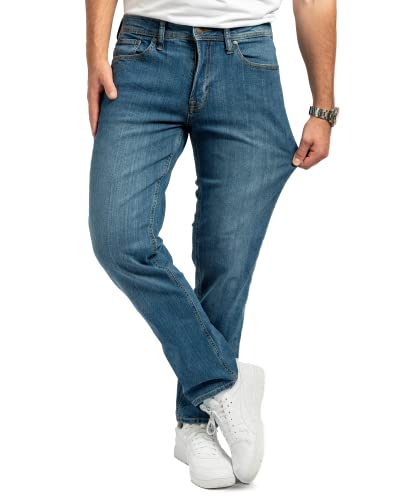 Performance Jeans für Herren in Regular Fit mit Stretch (Blau Denim 27W/30L) - Sehr Komfortable und Bequeme Regular Fit Stretch Jeans für Männer - Herren Jeans für Arbeit & Freizeit von Performance Pants