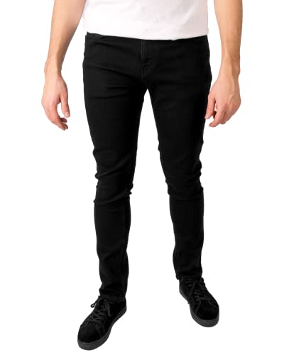 Performance Jeans für Herren in Regular Fit mit Stretch (Schwarz Denim 27W/30L) - Sehr Komfortable und Bequeme Regular Fit Stretch Jeans für Männer - Herren Jeans für Arbeit & Freizeit von Performance Pants