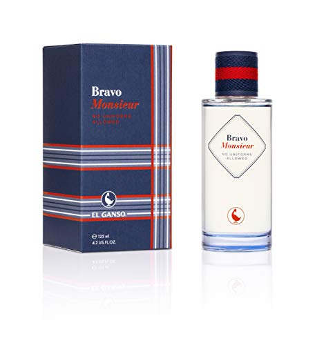 El Ganso Bravo Monsieur, Eau de Toilette für Männer, holzig-aromatischer Duft, 125 ml Zerstäuber von El Ganso