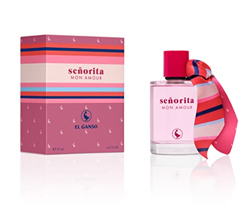 El Ganso Señorita Mon Amour, Eau de Toilette für Frauen, fruchtig – blumiger Duft, 75 ml mit Zerstäuber von El Ganso