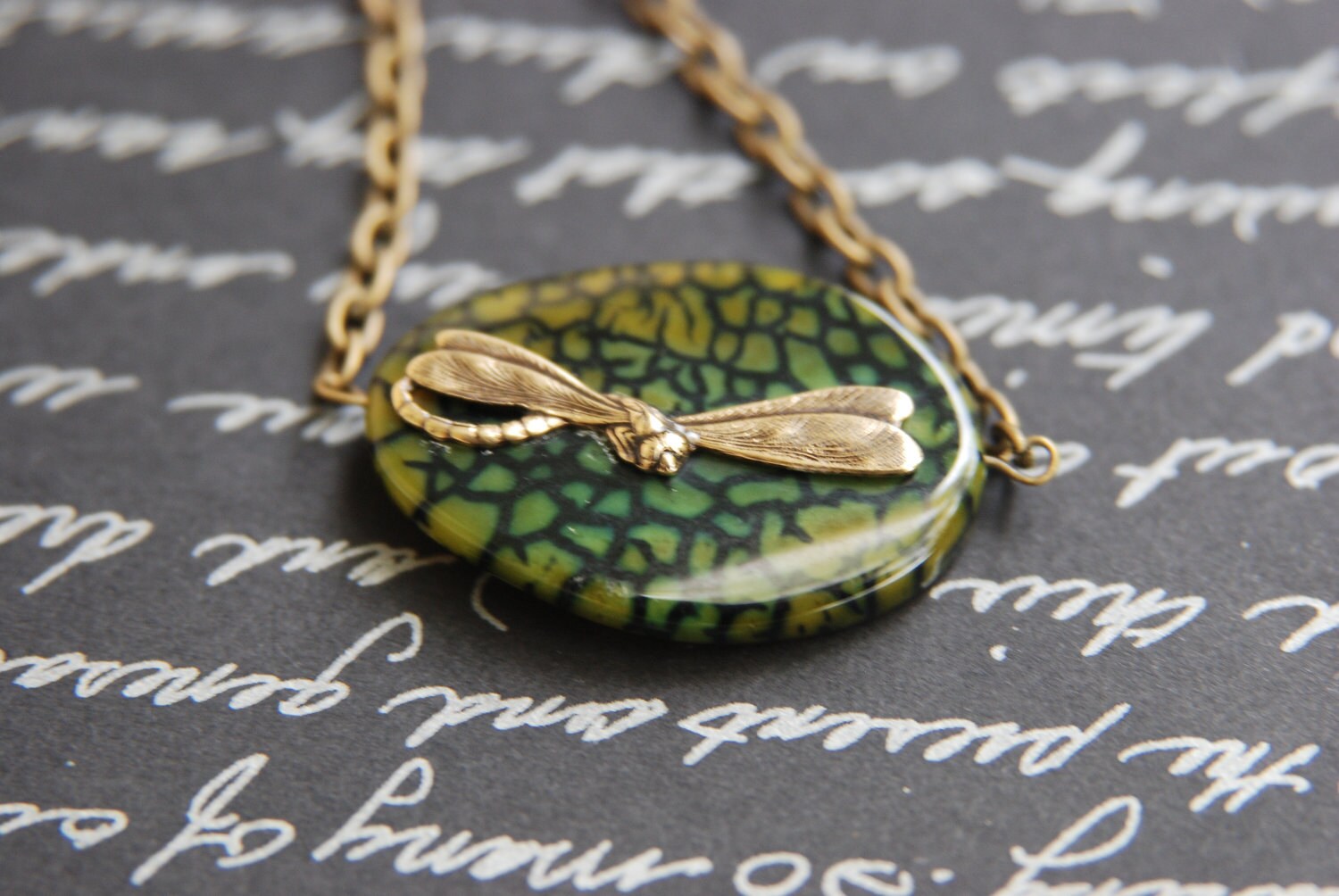 Dragon Fly's Delight 2-Charme Auf Drachen Venen Glasperle von PerfyctlyImperfect