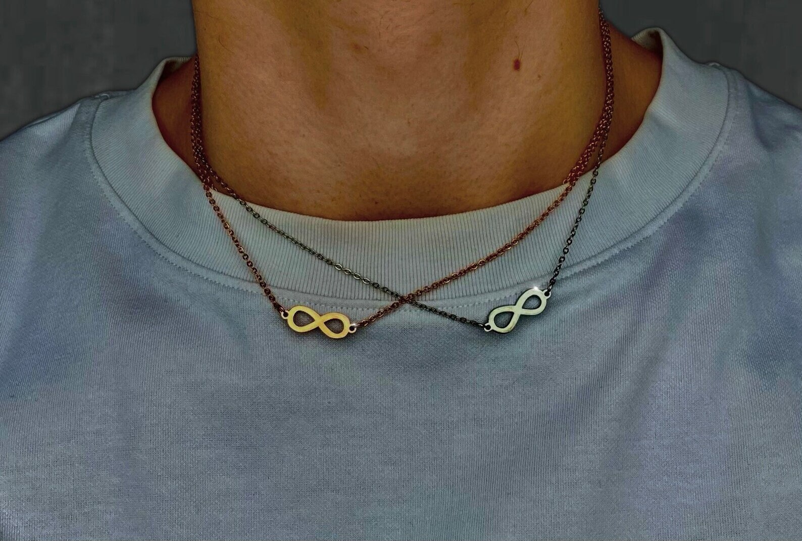 Kette Mit Unendlichkeitsanhänger, Für Sie Und Ihn, Vintage Style Infinity von PericeShop