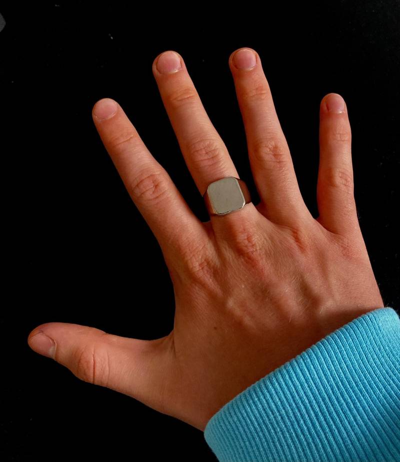 Massiver Glatter Ring Aus Edelstahl Massiver Glatter Ring Aus Edelstahl von PericeShop