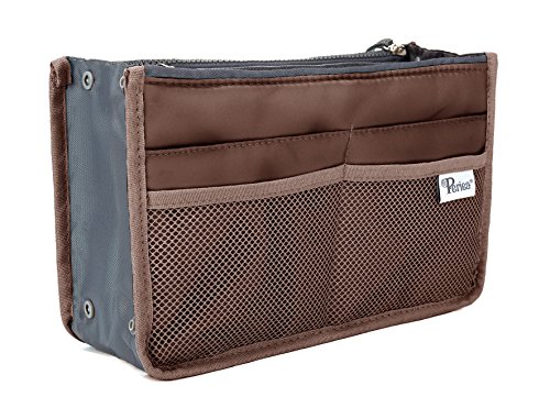 Periea Handtaschen-Organizer - Taschen Organisator - Chelsy - Klein, Mittel & Groß (Braun, Mittel) von Periea