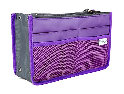 Periea Handtaschen-Organizer - Taschen Organisator - Chelsy - Klein, Mittel & Groß (Lila, Klein) von Periea