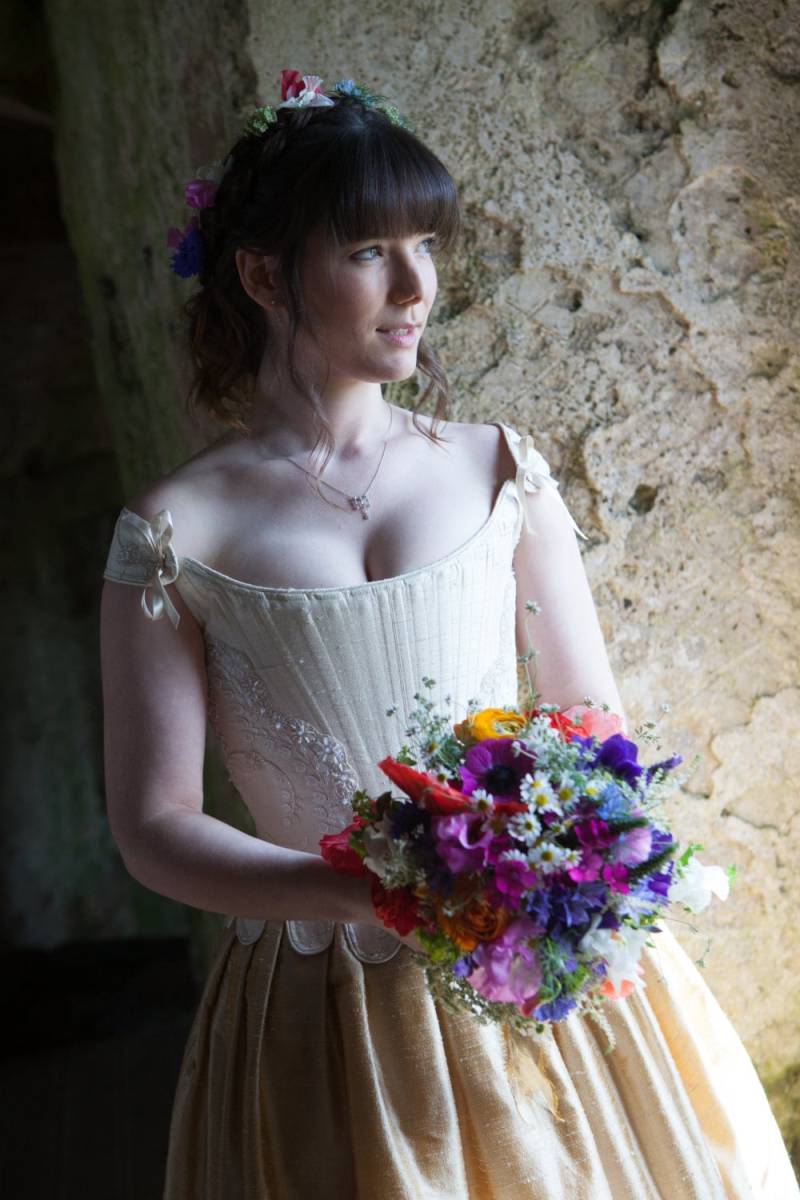 Braut Hochzeit Kleid Korsett Rock Kleid, Zug Stahl Entbeint Aufenthalte, Alle Größen, Freie Anpassung Und Mockup von PeriodCorsets