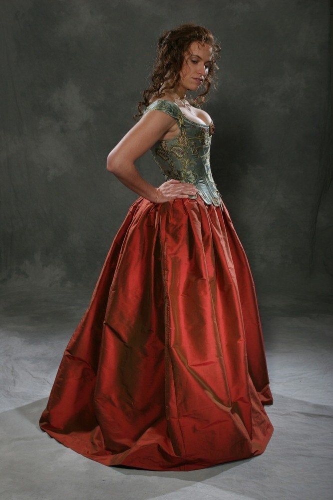 Cavalier Restauration Moliere Vollkostüm Ensemble C.1660, Korsett Kleid Kleid, Maßanfertigung, Rock, Bum Pad, Frei Sitzende Individuelle Farben von PeriodCorsets