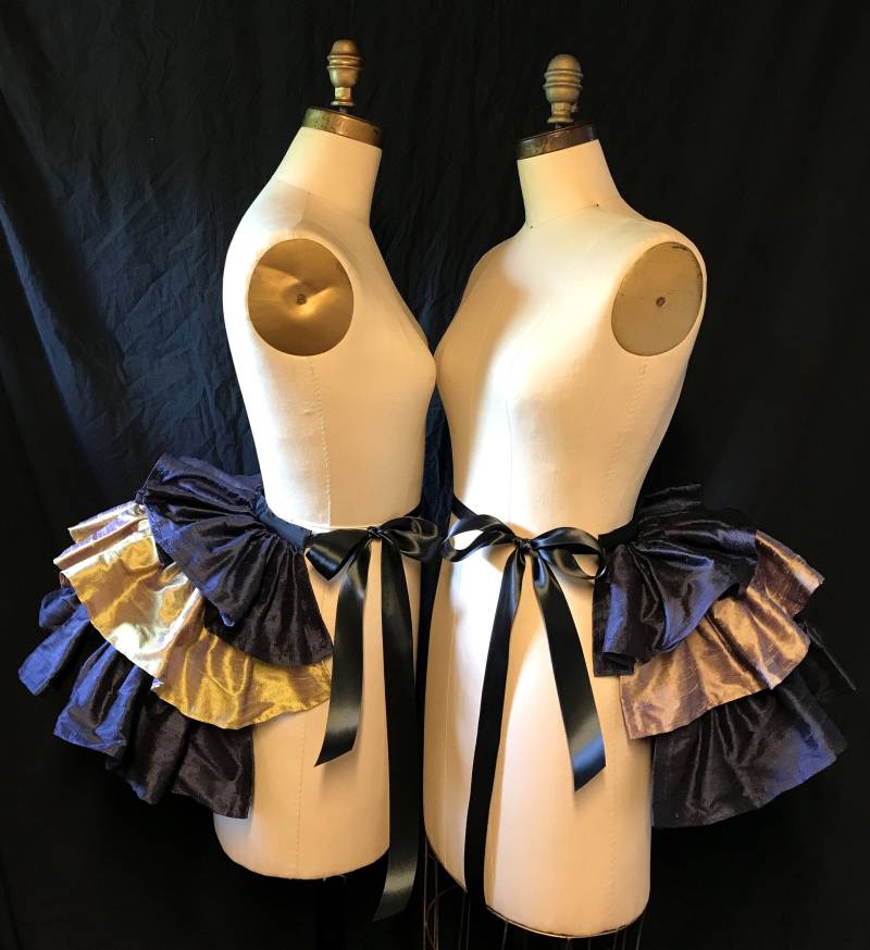 Rustle Rüschen Tournüre Tournüren Karneval Kostüm Cosplay Festival Maskerade Märchen von PeriodCorsets