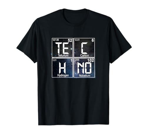 Rave EDM Trance Goa Music Festival TECHNO Herren & Damen T-Shirt Rave EDM Trance Goa Music Festival TECHNO Herren & Damen T-Shirt von Periodensystem House Raver