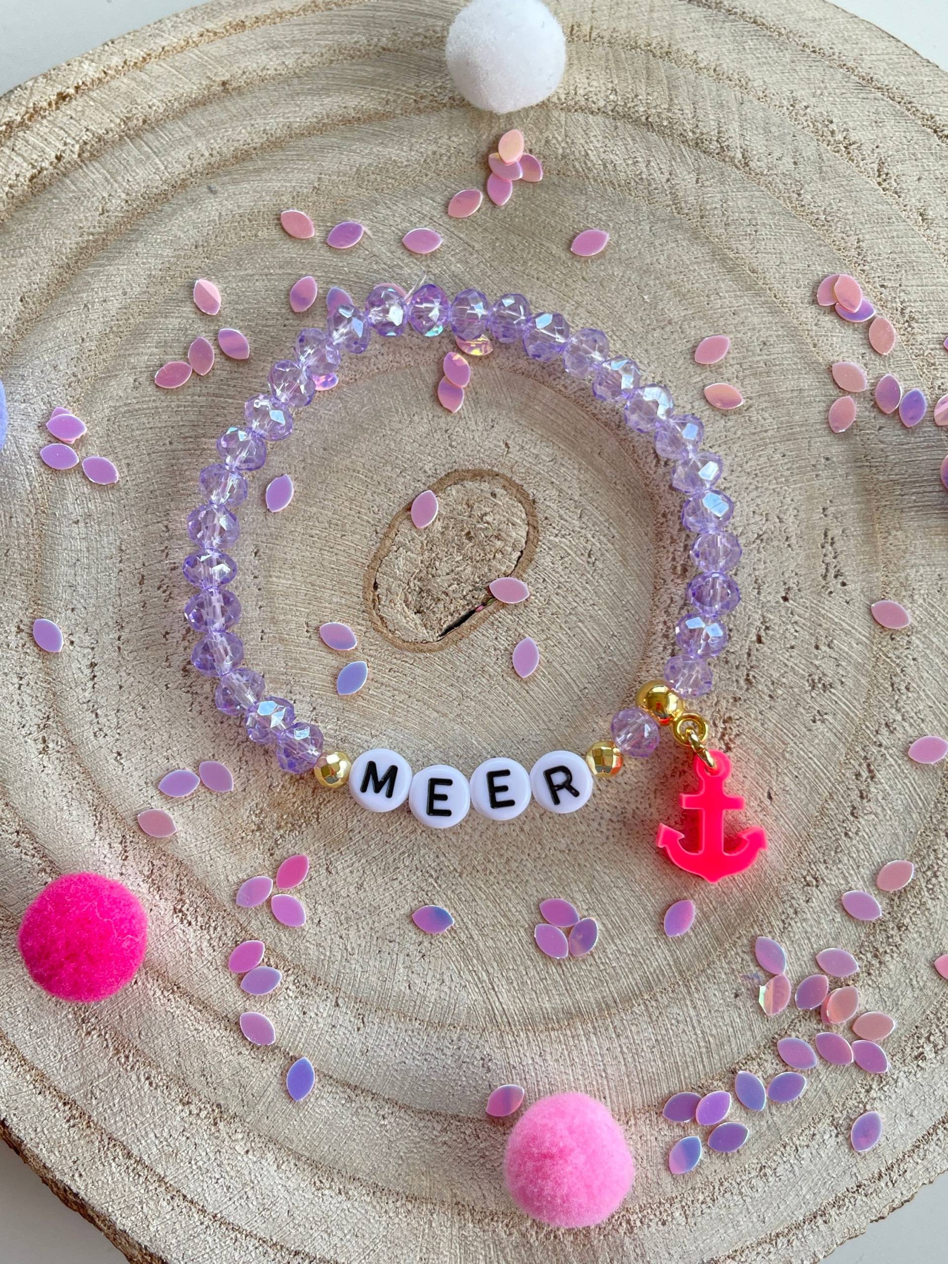 Armband Meer Meerliebe Perlenarmband Personalisiert Armband Meer Meerliebe Perlenarmband Personalisiert von PerlaHandgemacht