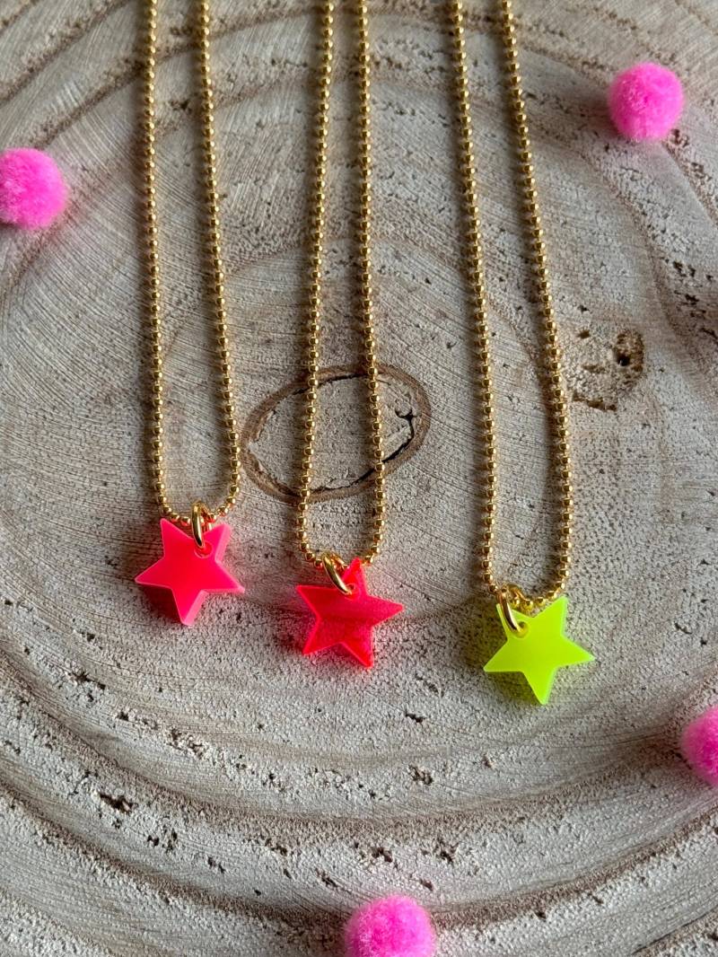 Neon Ketten 925 Sterling Silber Gold Kugelkette Kette Mit Anhänger Coin von PerlaHandgemacht