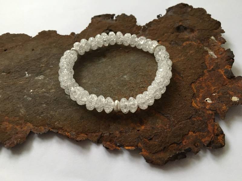 Bergkristall Armband Mit 925Er Silberelementen Bergkristall Armband Mit 925Er Silberelementen von PerlenAteliers