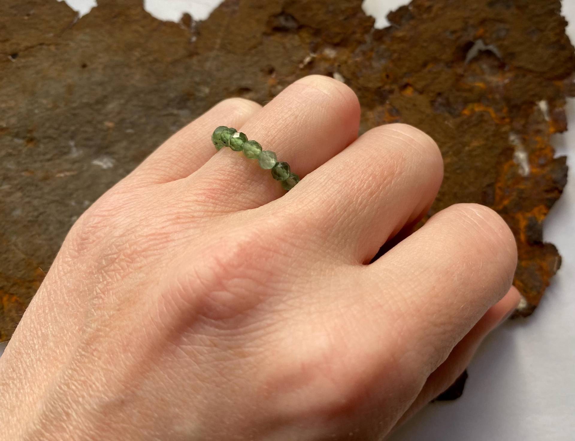 Edelsteinring Turmalin Grün Edelsteinring Turmalin Grün von PerlenAteliers