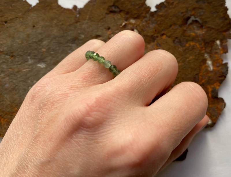 Edelsteinring Turmalin Grün Edelsteinring Turmalin Grün von PerlenAteliers