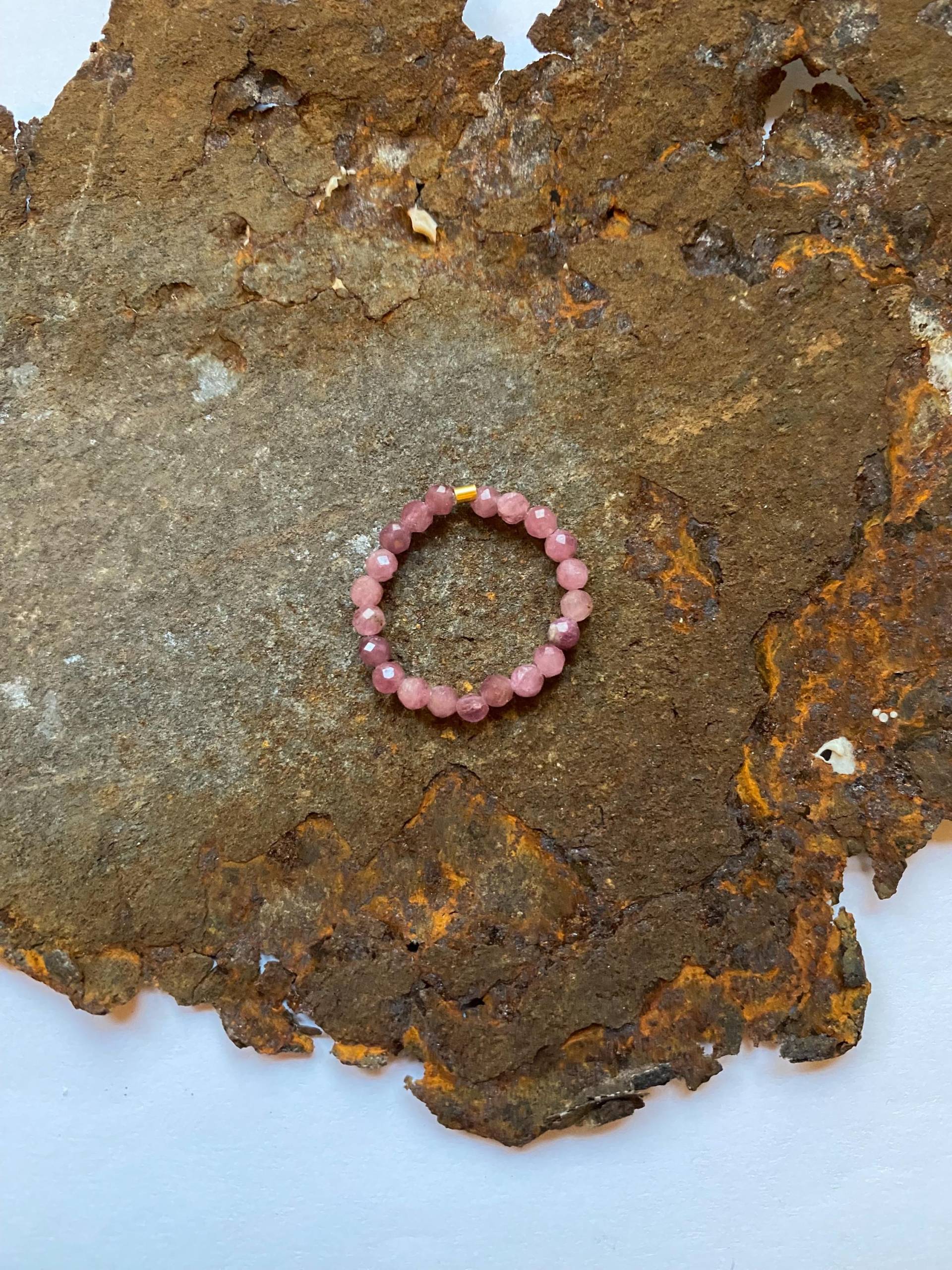 Edelsteinring Turmalin Rosa von PerlenAteliers