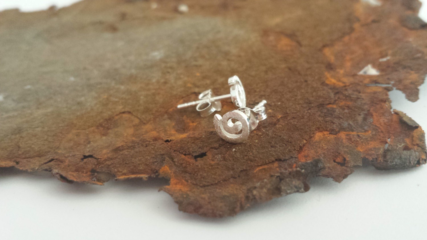 Spirale Ohrringe Aus 925Er Silber von PerlenAteliers