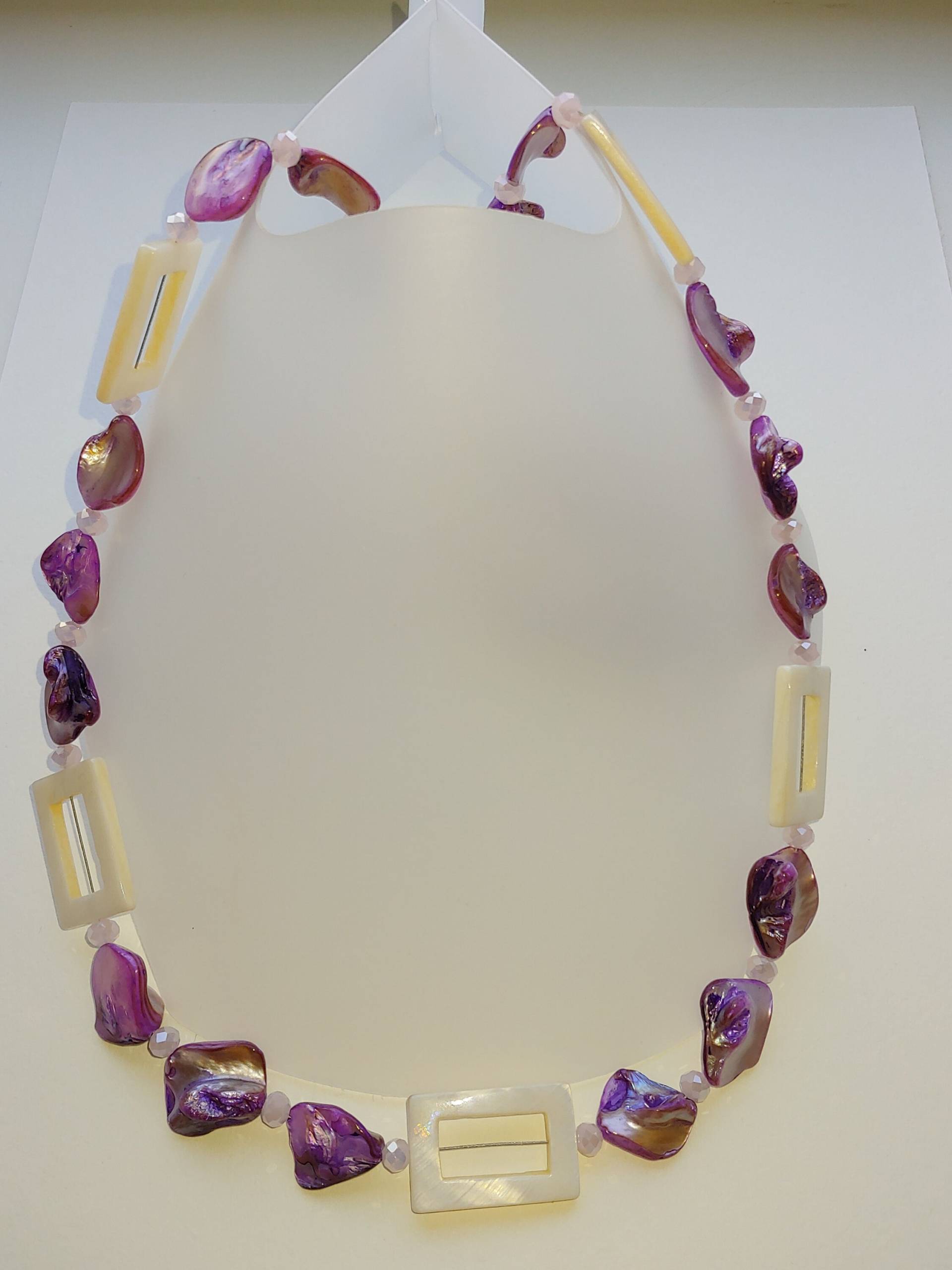 Perlmuttschmuck, Lange Perlmuttkette, Halsschmuck Perlmuttschmuck, Lange Perlmuttkette, Halsschmuck von PerlenGabriele
