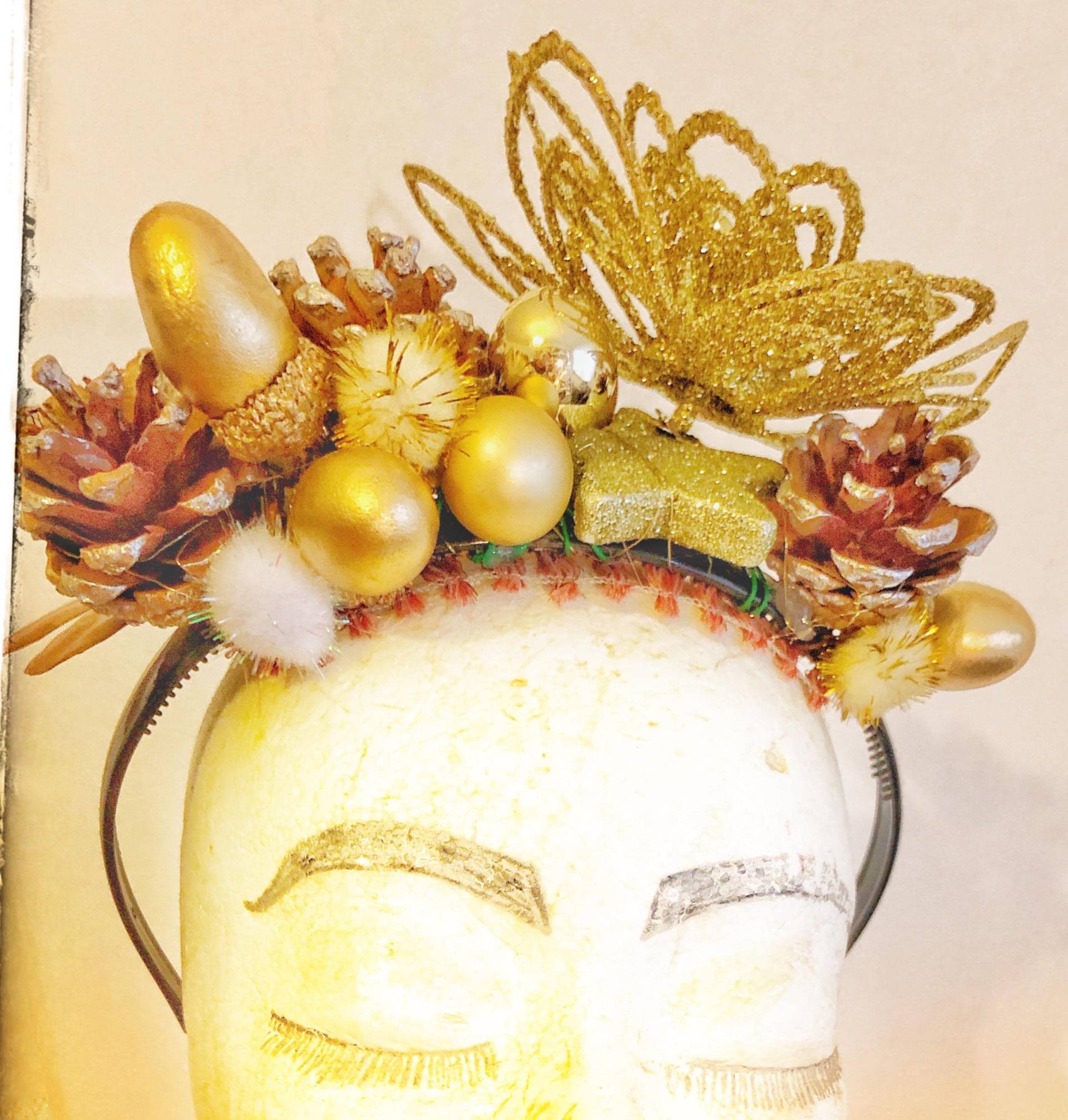 Karnevalskostüme Kopfschmuck Waldfee Karneval Fasching von Perlenglut