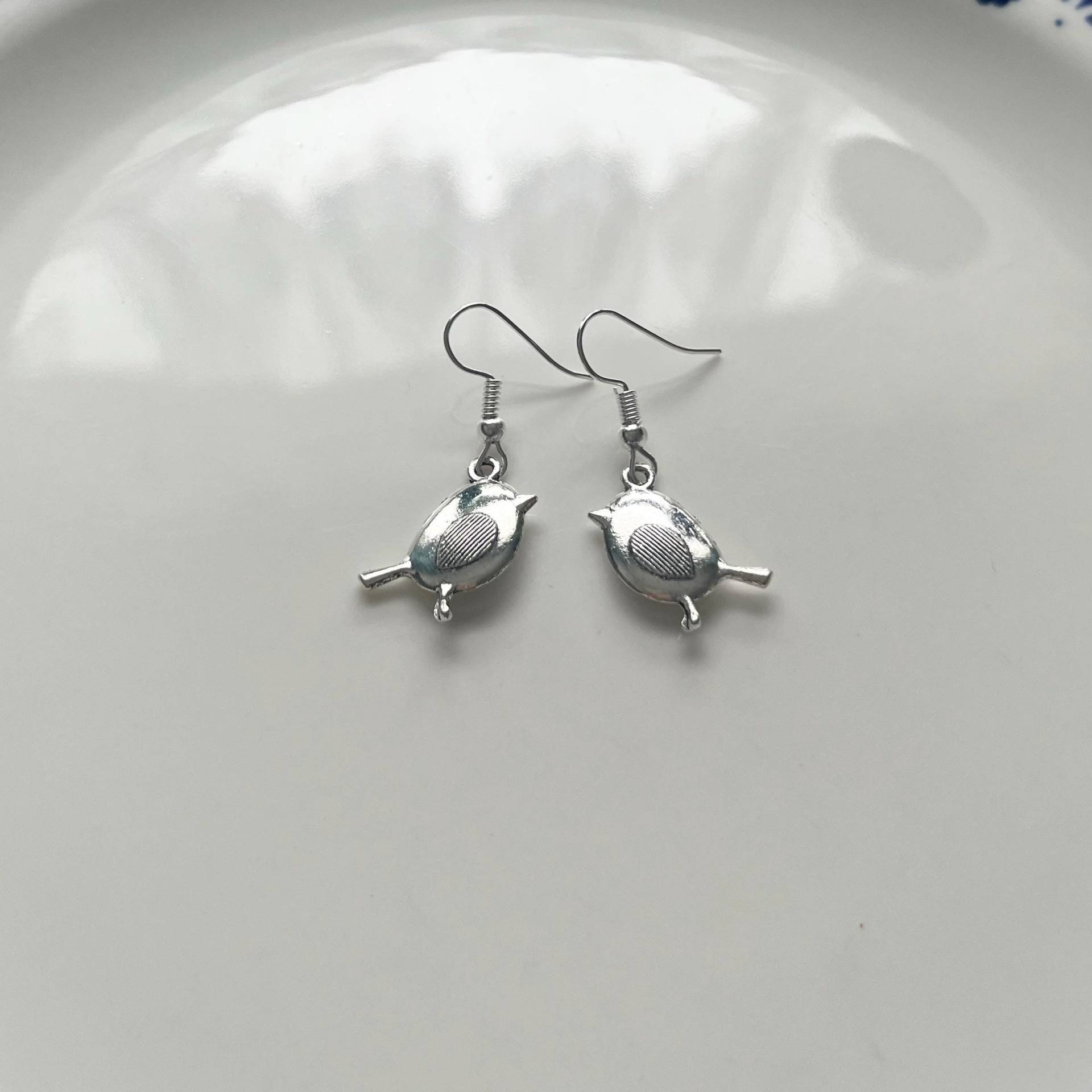 Piepmatz Ohrringe in Silber von Perlenlagune