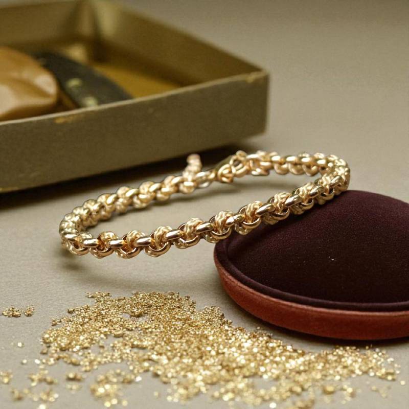 Edelstahl Frauenarmband Mit Paracord Seil in Gold Steelcord - | Handgefertigtes Armband Gold| Modern, Elegant, Geschenk Für Männer von Perlensee2024