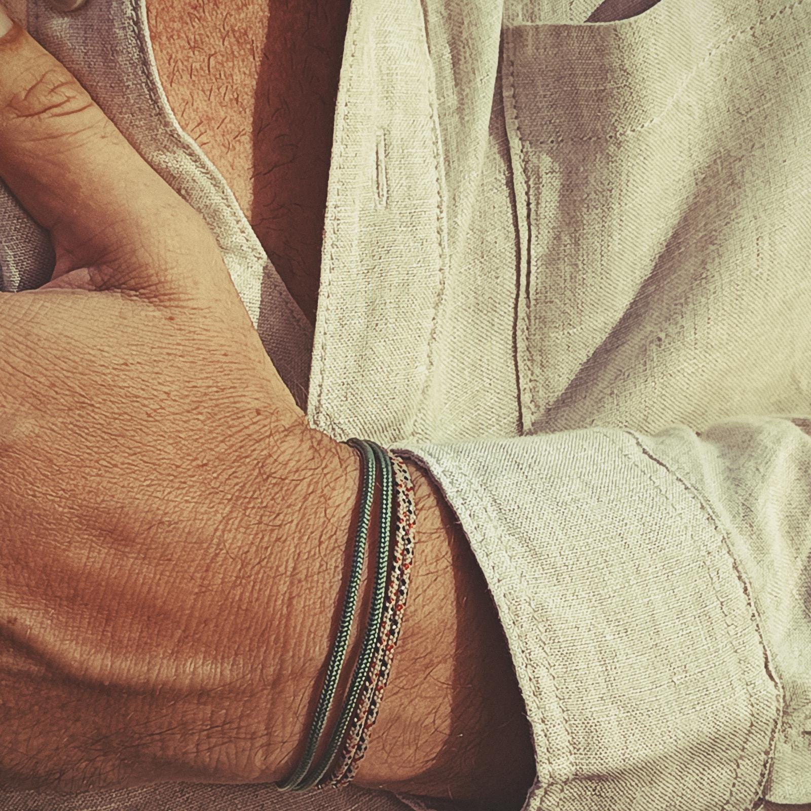 Surferarmband Paracord Mann Und Frau - Handmade Unisex Armband Sommer, Boho, Ethno & Strand Geschenkidee von Perlensee2024