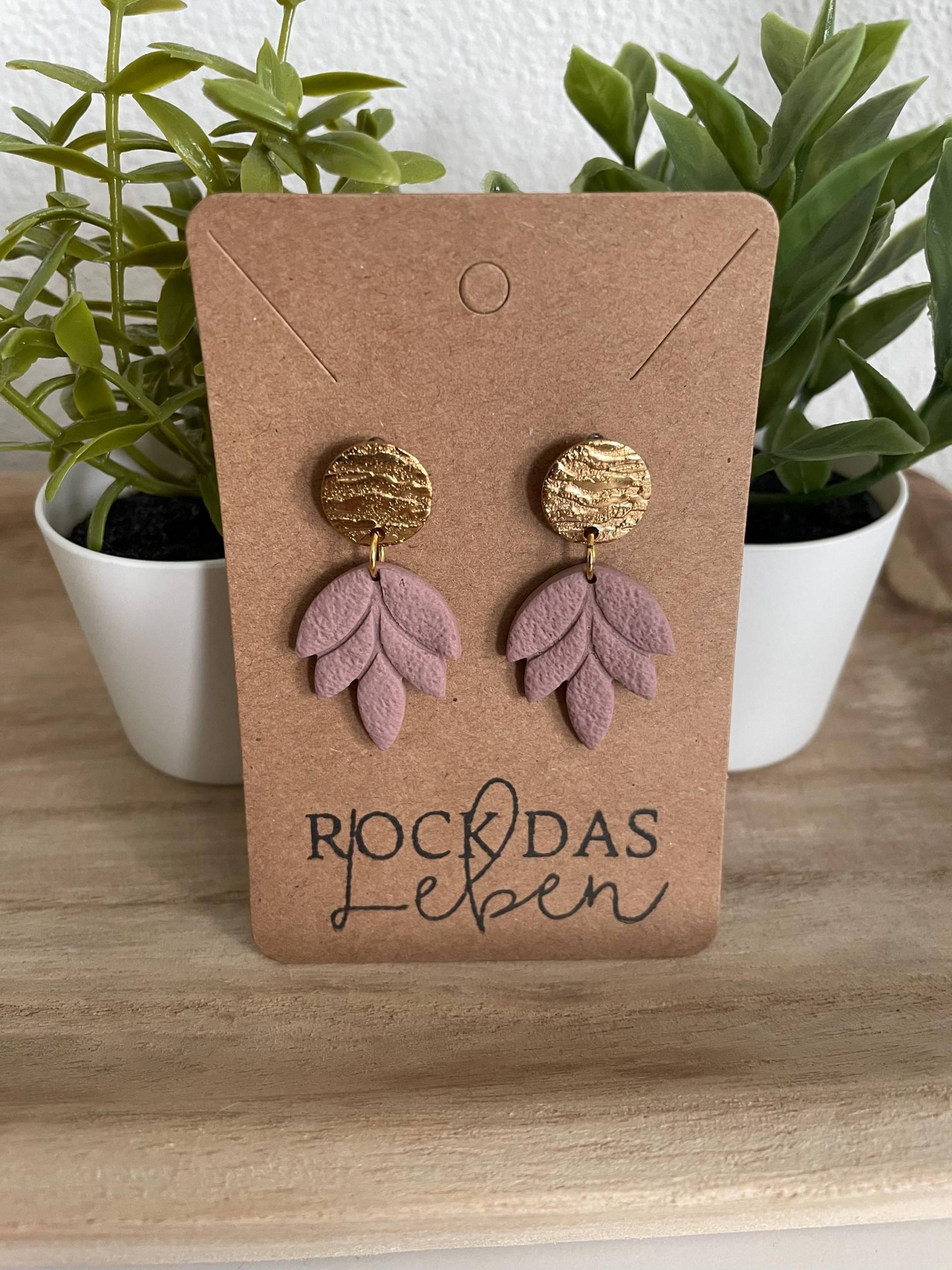 Ohrringe | Elegantes Design Polymer Clay Stilvoll Leichtigkeit von PerlenzauberbyLia