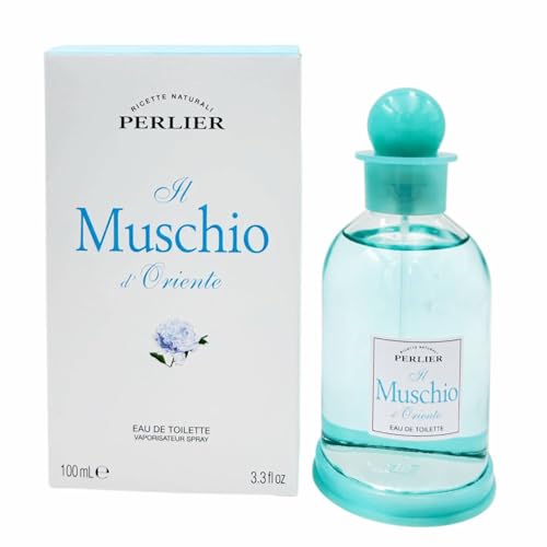 Perlier, Moschus Bianco d'Oriente Eau de Toilette 100 ml, intensiver Duft, umhüllende orientalische Noten von Perlier