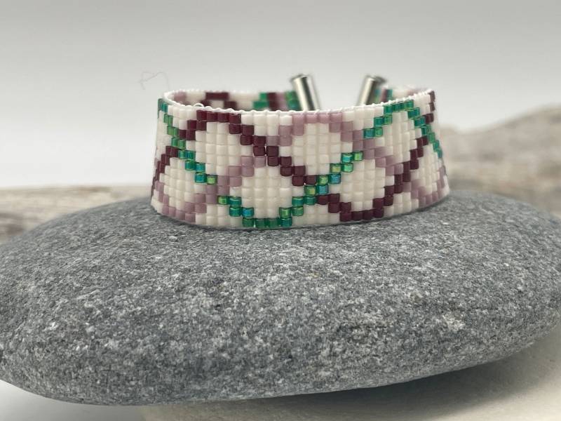 Anela - Gewebtes Armband Aus Miyukiperlen von PerlwerkHamburg