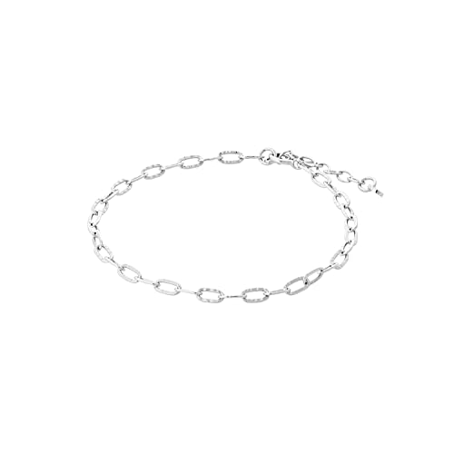 Pernille Corydon Alba Bracelet Silber - Gliederarmband Damen ovale Kettenglieder aus 925er Sterling-Silber - größenverstellbar 16-19 cm - B719s von Pernille Corydon