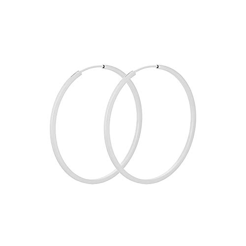Pernille Corydon Creolen Silber 925 Small Orbit - Damen-Ohrringe Ø 40 mm - E052s von Pernille Corydon