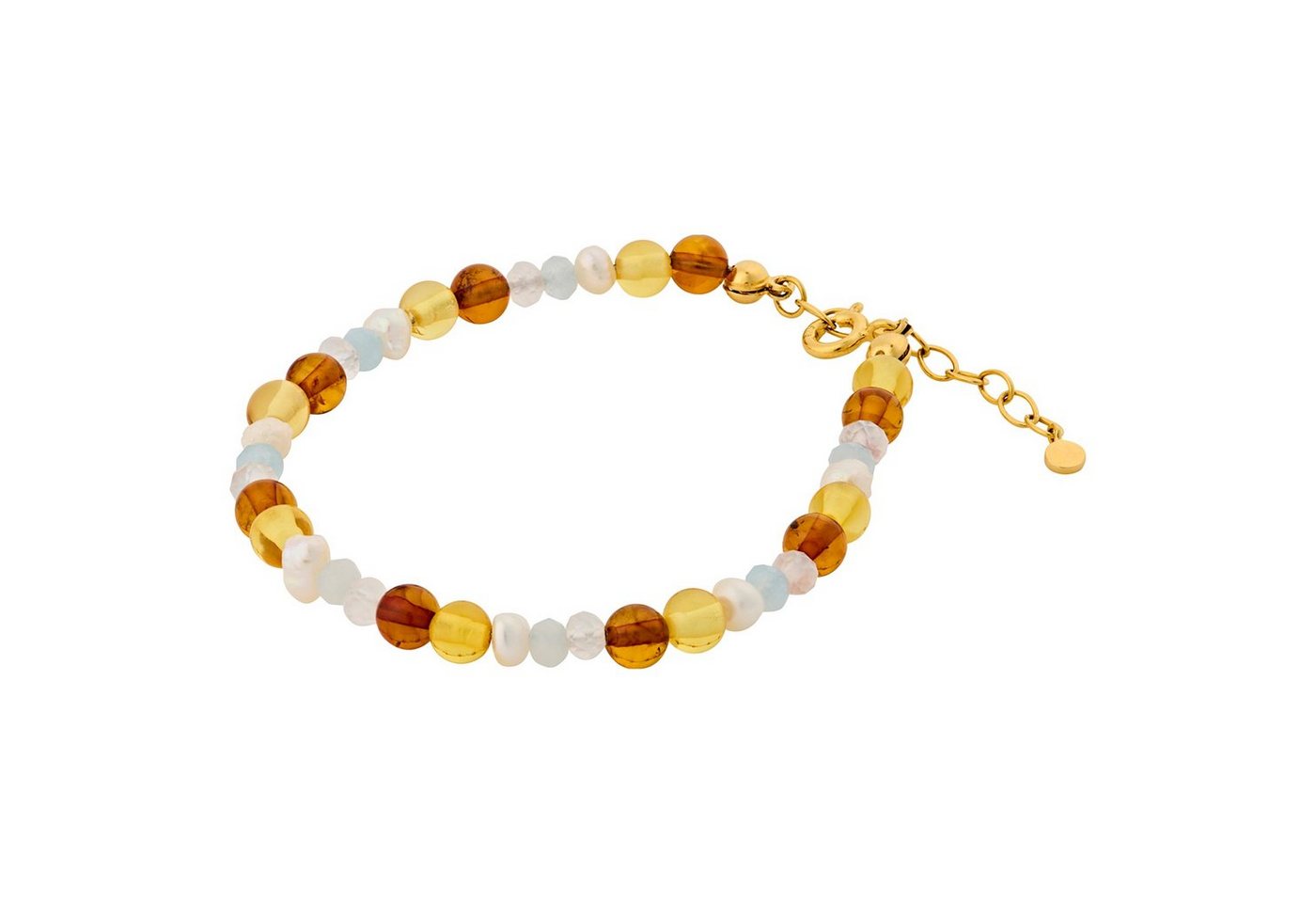 Pernille Corydon Perlenarmband Bracelet Damen Amber Glow Armband Vergoldet von Pernille Corydon