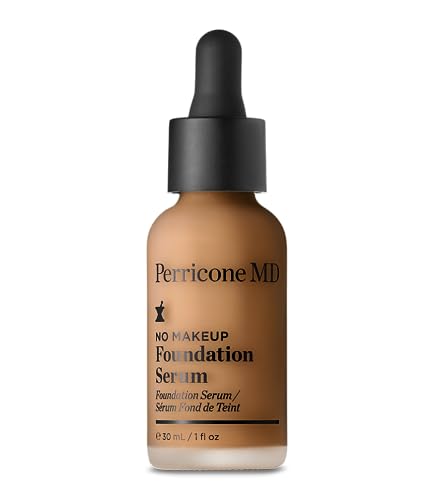 Perricone MD No Makeup Foundation Serum Tan 30ml - Lightweight, Buildable Coverage with Semi-Matte Finish – Visibly Fades Dark Spots & Uneven Skin Tone Over Time - Hydrating and Fragrance-Free von Perricone MD
