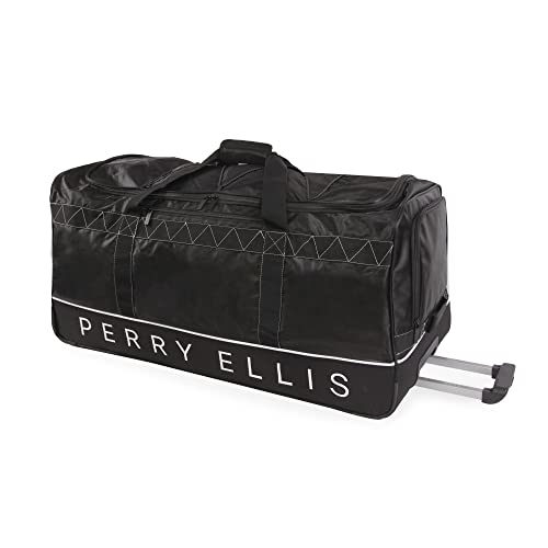 Perry Ellis Herren, XL, schwarz, A335 Reisetasche mit Rollen, extra groß, 88,9 cm von Perry Ellis