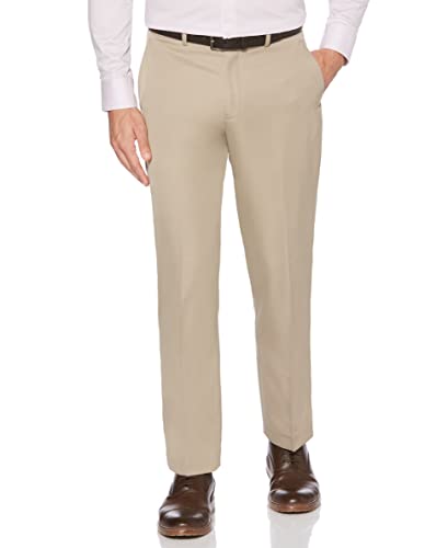 Perry Ellis Herren Modern Fit Performance Hose - Beige - 32W / 30L von Perry Ellis