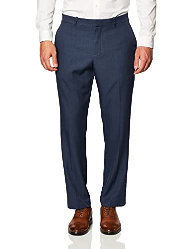 Perry Ellis Herren Modern Fit Performance Pant Klassische Hose, Mood Indigo, 32W / 32L von Perry Ellis