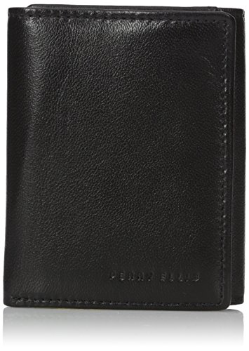 Perry Ellis Herren Portfolio Gramercy Slim Trifold Wallet, schwarz, Einheitsgröße von Perry Ellis