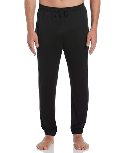 Perry Ellis Herren Portfolio Men's Deluxe Touch Jogger Pyjamaunterteil, Black Beauty, Groß von Perry Ellis