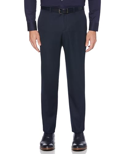 Perry Ellis Herren Portfolio Modern-Fit Performance Pant Anzughose, Twilight, 38W / 32L von Perry Ellis