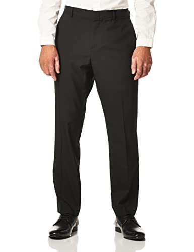 Perry Ellis Herren Very Slim Solid Tech Pant Anzughose, schwarz, 31W / 30L von Perry Ellis