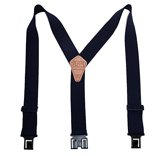 Perry Hosenträger der Männer Elastic Hakenende 2 Inch Arbeitshosenträger (Hoch verfügbar) von Perry Suspenders