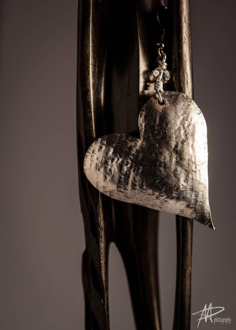 Herzohrringe Aus Aluminium Herzohrringe Aus Aluminium von Perseadesign