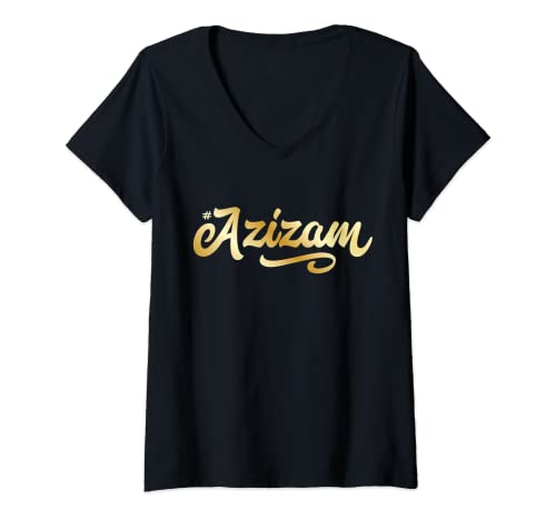 Damen Azizam Iran Perser Iraner Love - Geschenk T-Shirt mit V-Ausschnitt von Persian Fun Shirts